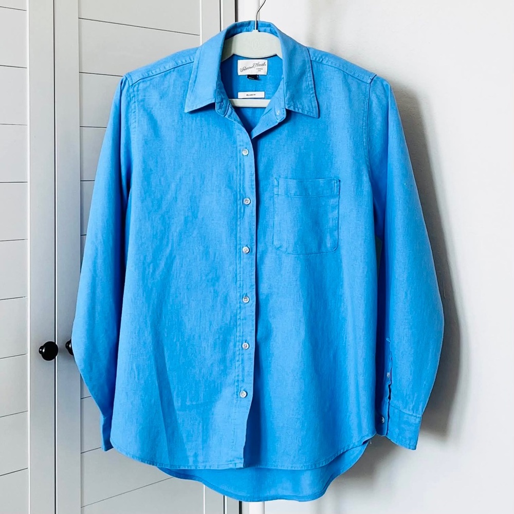 Universal Thread Linen-Blend Button-Up Shirt